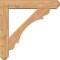 Ekena Millwork Olympic Craftsman Smooth Bracket w/ Offset Brace, Western Red Cedar, 7 1/2"W x 40"D x 40"H BKT0806X40X40OLY04SWR - alternate 4